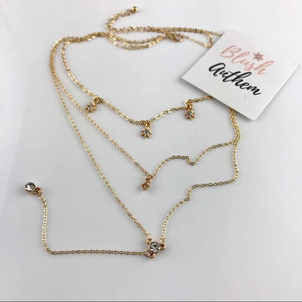 3/$25⚡️bohemian star 3 layer w/ tassel necklace - Picture 4 of 6